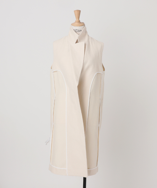 VERMEIL par iena ヴェルメイユパーイエナ　ジレ　ロングベスト 仕事からパーティ、休日まで―― 多面的な大人に寄り添うジレワンピース