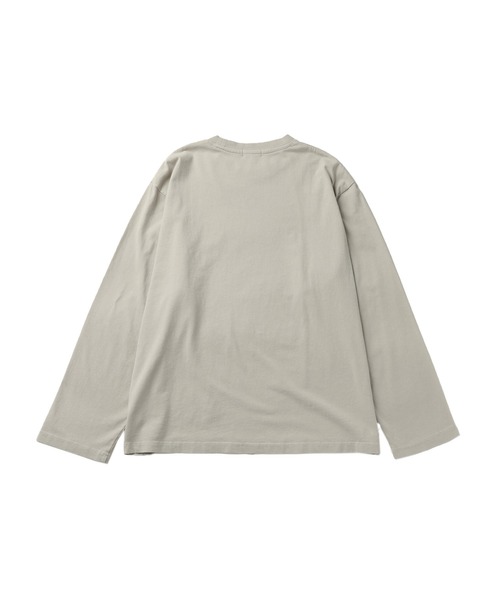 MSG（エムエスジー）の「ヴィンテージライクロングスリーブハートモチーフピグメントロンT（Tシャツ/カットソー・メンズ・ブラック/オフホワイト/グレー・XL/S/M/L）」の5枚目の写真