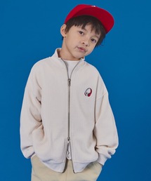 PAIRMANON STREET | 【PAIRMANON STREET】長袖 ワッフル ドライバーズ ジップ カーディガン(カーディガン/ボレロ)