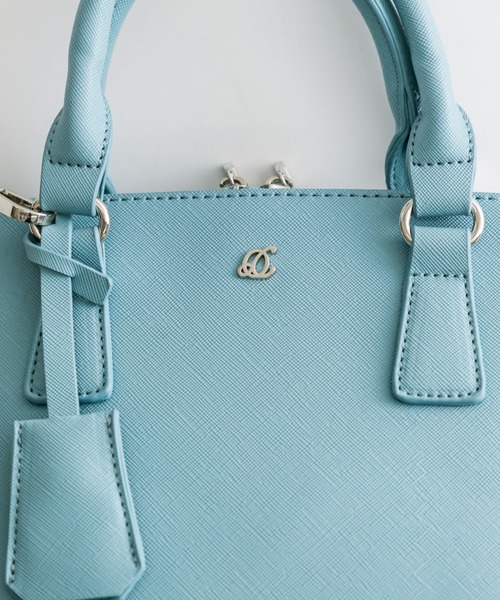 OLIVE des OLIVE（オリーブデオリーブ）の「ブガッティ型ミニバッグ　1041120090（ショルダーバッグ・レディース・アイボリー/サックスブルー/ブラック・FREE）」の9枚目の写真