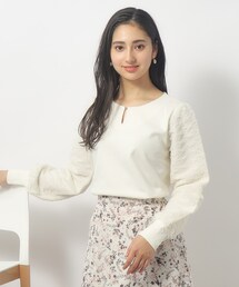 ◆キーネックプルオーバー【洗濯機洗い可】