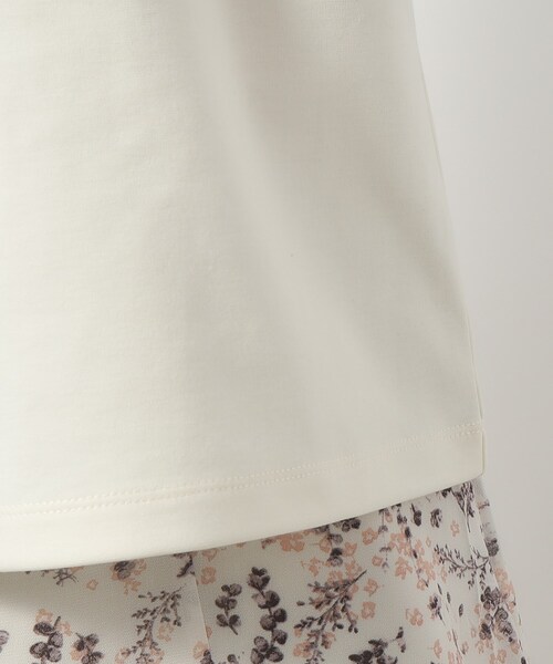 index（インデックス）の「◆キーネックプルオーバー【洗濯機洗い可】（Tシャツ/カットソー・レディース・ホワイト/ライトグリーン/ブラック・36/38/40/42）」の21枚目の写真