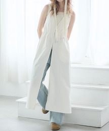 coca(coca) | 【WEB限定セール】パリフワVネックジッパージャンパースカート(ジャンパースカート)