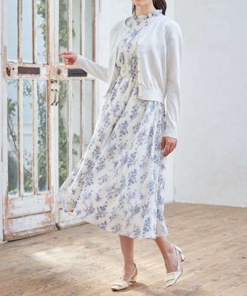 tocco closet(トッコ クローゼット)の「UVカーディガン(カーディガン/ボレロ・レディース・ブラック/ピンクベージュ/オフホワイト/ミント・M)」の5枚目の写真