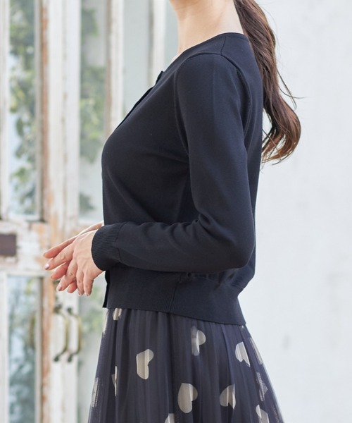 tocco closet(トッコ クローゼット)の「UVカーディガン(カーディガン/ボレロ・レディース・ブラック/ピンクベージュ/オフホワイト/ミント・M)」の12枚目の写真