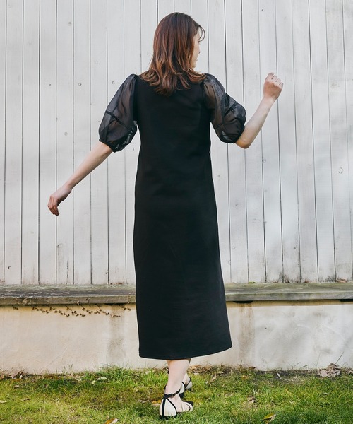 LANTINAM（ランティナム）の「【ZOZO限定】シアースリーブTシャツワンピース（ワンピース・レディース・ブラック/ピンク・FREE）」の13枚目の写真