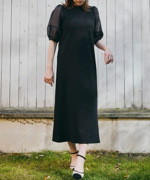 LANTINAM（ランティナム）の「【ZOZO限定】シアースリーブTシャツワンピース（ワンピース・レディース・ブラック/ピンク・FREE）」の14枚目の写真