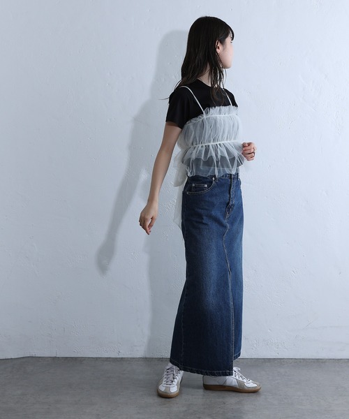 COLONY 2139（コロニートゥーワンスリーナイン）の「スマート半袖コンパクトTシャツ（Tシャツ/カットソー・レディース・ブラック/チャコールグレー/ホワイト・SMALL/MEDIUM）」の16枚目の写真