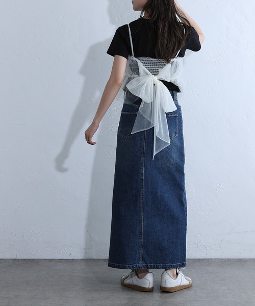 COLONY 2139（コロニートゥーワンスリーナイン）の「スマート半袖コンパクトTシャツ（Tシャツ/カットソー・レディース・ブラック/チャコールグレー/ホワイト・SMALL/MEDIUM）」の17枚目の写真