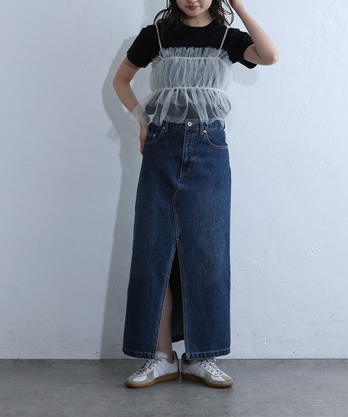 COLONY 2139（コロニートゥーワンスリーナイン）の「スマート半袖コンパクトTシャツ（Tシャツ/カットソー・レディース・ブラック/チャコールグレー/ホワイト・SMALL/MEDIUM）」の15枚目の写真