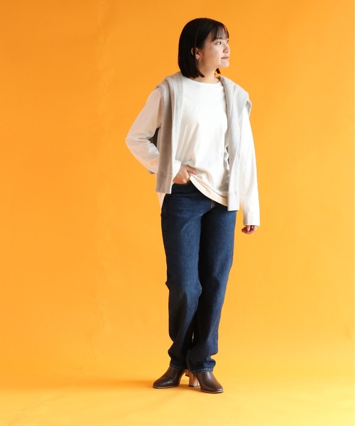 kacaハイカウントロンTee(Tシャツ/カットソー)|cepo(セポ) kacaハイカウントロンTee(Tシャツ/カットソー)|cepo(セポ)