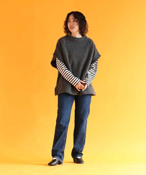 kacaハイカウントロンTee(Tシャツ/カットソー)|cepo(セポ) kacaハイカウントロンTee(Tシャツ/カットソー)|cepo(セポ)