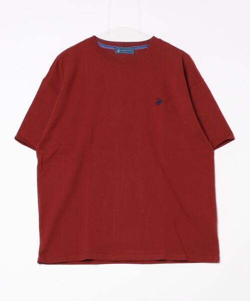 BEVERLY HILLS POLO CLUB(ビバリーヒルズポロクラブ)の「BEVERLY HILLS POLO CLUB / 天竺クルーT / 4222-4752(Tシャツ/カットソー・レディース・ブラック/ブルー/オフホワイト/バーガンディー・MEDIUM/X-LARGE/LARGE)」の4枚目の写真