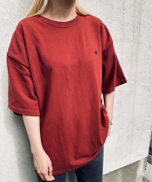 BEVERLY HILLS POLO CLUB(ビバリーヒルズポロクラブ)の「BEVERLY HILLS POLO CLUB / 天竺クルーT / 4222-4752(Tシャツ/カットソー・レディース・ブラック/ブルー/オフホワイト/バーガンディー・MEDIUM/X-LARGE/LARGE)」の9枚目の写真