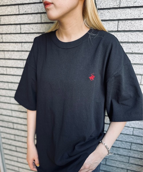 BEVERLY HILLS POLO CLUB(ビバリーヒルズポロクラブ)の「BEVERLY HILLS POLO CLUB / 天竺クルーT / 4222-4752(Tシャツ/カットソー・レディース・ブラック/ブルー/オフホワイト/バーガンディー・MEDIUM/X-LARGE/LARGE)」の10枚目の写真