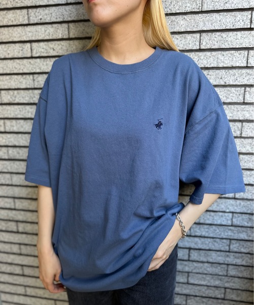 BEVERLY HILLS POLO CLUB(ビバリーヒルズポロクラブ)の「BEVERLY HILLS POLO CLUB / 天竺クルーT / 4222-4752(Tシャツ/カットソー・レディース・ブラック/ブルー/オフホワイト/バーガンディー・MEDIUM/X-LARGE/LARGE)」の11枚目の写真