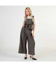 ウエストリボンビスチェxワイドパンツ インナー3点SET