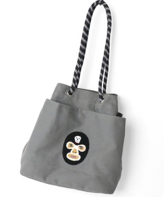 覆面サガラ刺繍キャンバストート