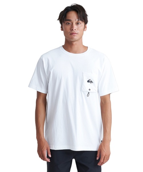 Quiksilver(クイックシルバー)の「HI PETROGLYPH ST/クイックシルバーポケット付き半袖Tシャツ(Tシャツ/カットソー・メンズ・チャコールグレー/ブルー/オレンジ/ホワイト・X-LARGE/MEDIUM/SMALL/LARGE)」の12枚目の写真