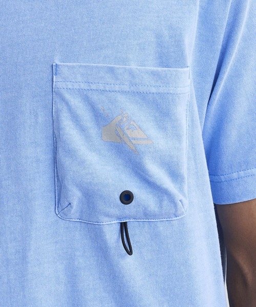 Quiksilver(クイックシルバー)の「HI PETROGLYPH ST/クイックシルバーポケット付き半袖Tシャツ(Tシャツ/カットソー・メンズ・チャコールグレー/ブルー/オレンジ/ホワイト・X-LARGE/MEDIUM/SMALL/LARGE)」の9枚目の写真