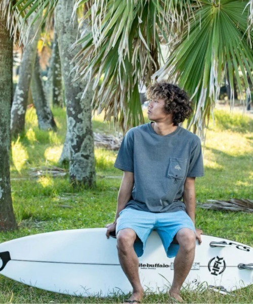 Quiksilver(クイックシルバー)の「HI PETROGLYPH ST/クイックシルバーポケット付き半袖Tシャツ(Tシャツ/カットソー・メンズ・チャコールグレー/ブルー/オレンジ/ホワイト・X-LARGE/MEDIUM/SMALL/LARGE)」の14枚目の写真