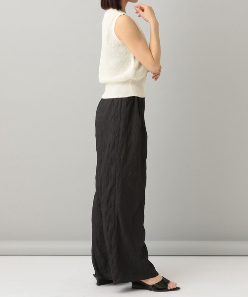 e/rm（イーアールエム）の「【e/rm】ワシニット/ノースリーブトップス（タンクトップ・レディース・オフホワイト/ネイビー/イエロー系その他・FREE）」の5枚目の写真