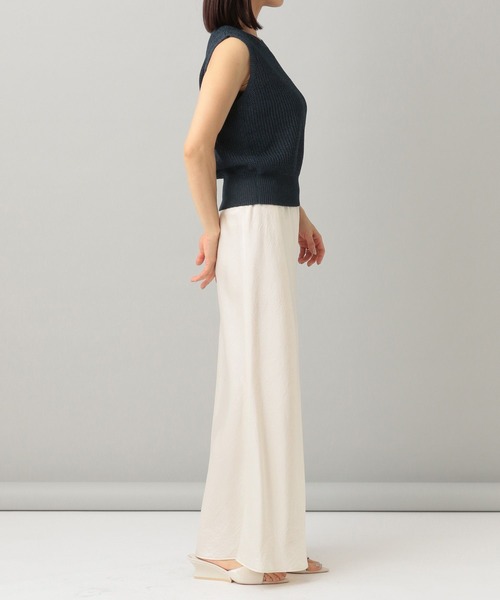 e/rm（イーアールエム）の「【e/rm】ワシニット/ノースリーブトップス（タンクトップ・レディース・オフホワイト/ネイビー/イエロー系その他・FREE）」の11枚目の写真