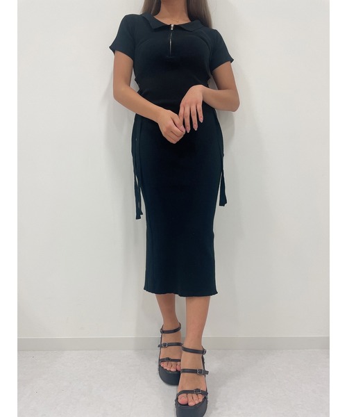 DURAS(デュラス)の「Zip design dress(ワンピース・レディース・ブラック/ブラウン/ミント・FREE)」の12枚目の写真