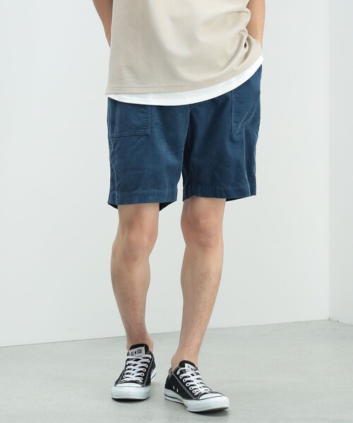 BEAMS HEART(ビームスハート)の「BEAMS HEART / 細畝 コーデュロイ ショートパンツ(その他パンツ・メンズ・ネイビー/グリーン系その他・MEDIUM/LARGE/SMALL)」の2枚目の写真
