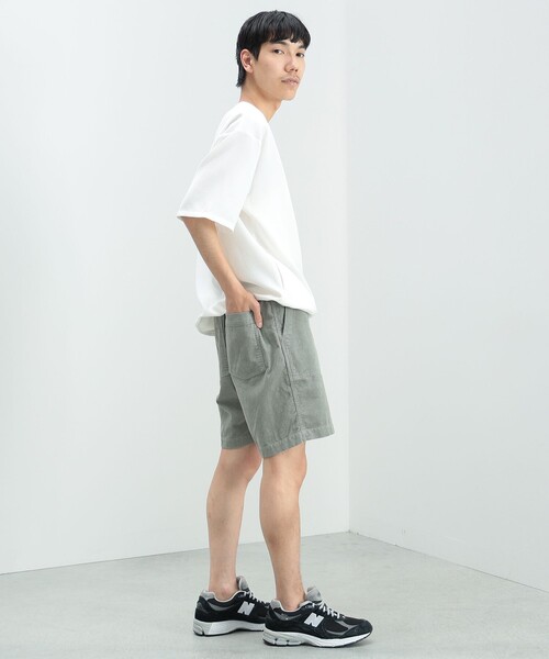 BEAMS HEART(ビームスハート)の「BEAMS HEART / 細畝 コーデュロイ ショートパンツ(その他パンツ・メンズ・ネイビー/グリーン系その他・MEDIUM/LARGE/SMALL)」の5枚目の写真