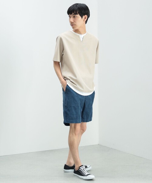 BEAMS HEART(ビームスハート)の「BEAMS HEART / 細畝 コーデュロイ ショートパンツ(その他パンツ・メンズ・ネイビー/グリーン系その他・MEDIUM/LARGE/SMALL)」の8枚目の写真