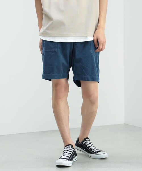 BEAMS HEART(ビームスハート)の「BEAMS HEART / 細畝 コーデュロイ ショートパンツ(その他パンツ・メンズ・ネイビー/グリーン系その他・MEDIUM/LARGE/SMALL)」の9枚目の写真