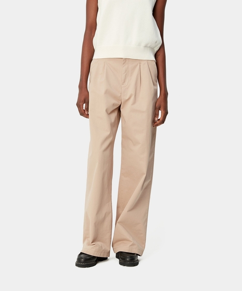 Carhartt WIP（カーハートダブリューアイピー）の「W' LEOLA PANT │ Carhartt WIP（スラックス・レディース・ベージュ/ブラック・25/24/26）」の8枚目の写真