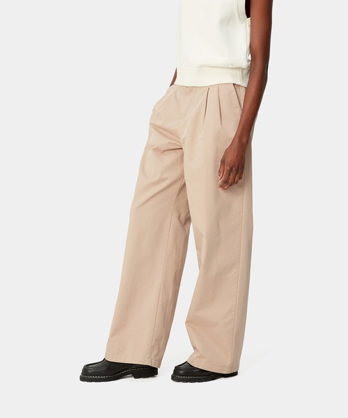Carhartt WIP（カーハートダブリューアイピー）の「W' LEOLA PANT │ Carhartt WIP（スラックス・レディース・ベージュ/ブラック・25/24/26）」の9枚目の写真