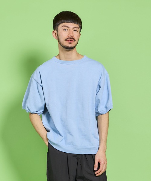 WALLA WALLA SPORT（ワラワラスポーツ）の「9oz LANTERN SLEEVE TEE / ９オンス ランタン スリーブ ティー（Tシャツ/カットソー・メンズ・ピンク系その他/ホワイト/アイボリー/ブラック系その他/スカイブルー系/ライトグレー/ブルー系その他/マジェンタ・LARGE/MEDIUM/XX-LARGE/X-LARGE/SMALL）」の6枚目の写真