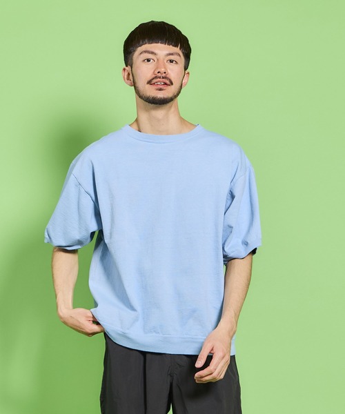 WALLA WALLA SPORT（ワラワラスポーツ）の「9oz LANTERN SLEEVE TEE / ９オンス ランタン スリーブ ティー（Tシャツ/カットソー・メンズ・ピンク系その他/ホワイト/アイボリー/ブラック系その他/スカイブルー系/ライトグレー/ブルー系その他/マジェンタ・LARGE/MEDIUM/XX-LARGE/X-LARGE/SMALL）」の12枚目の写真