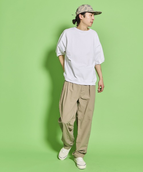 WALLA WALLA SPORT（ワラワラスポーツ）の「9oz LANTERN SLEEVE TEE / ９オンス ランタン スリーブ ティー（Tシャツ/カットソー・メンズ・ピンク系その他/ホワイト/アイボリー/ブラック系その他/スカイブルー系/ライトグレー/ブルー系その他/マジェンタ・LARGE/MEDIUM/XX-LARGE/X-LARGE/SMALL）」の17枚目の写真