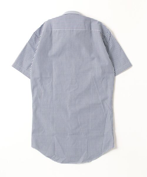 TOKYO SHIRTS（トウキョウシャツ）の「形態安定ノーアイロン ホリゾンタルワイド 半袖ビジネスワイシャツ（ビジネスシャツ・メンズ・ネイビー・首回り43cm/首回り41cm/首回り39cm/首回り42cm/首回り37cm）」の3枚目の写真