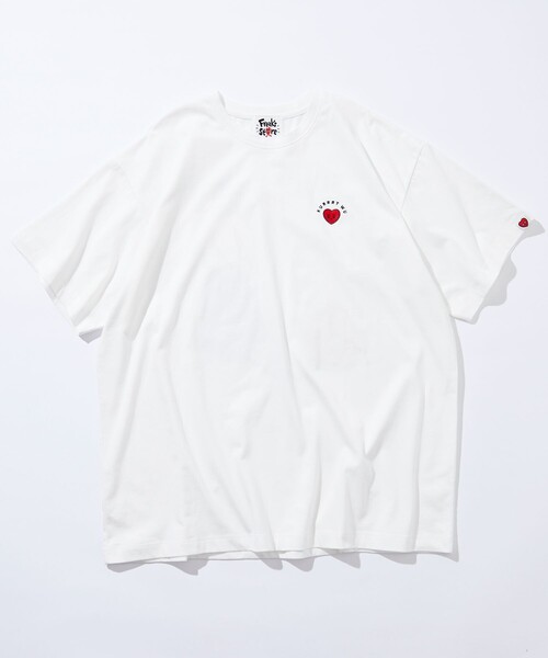 FREAK'S STORE（フリークスストア）の「Kurt Wu/カート ウー 風船ハートロゴ バックプリントTEE/リラックスフィット（Tシャツ/カットソー・メンズ・ホワイト/グレー/ブラック・MEDIUM/LARGE/X-LARGE）」の4枚目の写真