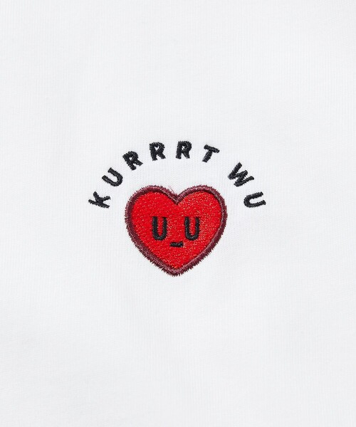 FREAK'S STORE（フリークスストア）の「Kurt Wu/カート ウー 風船ハートロゴ バックプリントTEE/リラックスフィット（Tシャツ/カットソー・メンズ・ホワイト/グレー/ブラック・MEDIUM/LARGE/X-LARGE）」の7枚目の写真