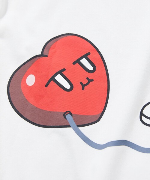 FREAK'S STORE（フリークスストア）の「Kurt Wu/カート ウー 風船ハートロゴ バックプリントTEE/リラックスフィット（Tシャツ/カットソー・メンズ・ホワイト/グレー/ブラック・MEDIUM/LARGE/X-LARGE）」の9枚目の写真