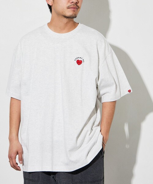 FREAK'S STORE（フリークスストア）の「Kurt Wu/カート ウー 風船ハートロゴ バックプリントTEE/リラックスフィット（Tシャツ/カットソー・メンズ・ホワイト/グレー/ブラック・MEDIUM/LARGE/X-LARGE）」の18枚目の写真