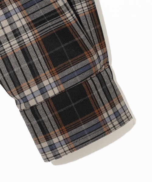 MILKFED.(ミルクフェド)の「BLOCK PLAID SHIRTS(シャツ/ブラウス・レディース・ベージュ/ネイビー・ONE SIZE)」の12枚目の写真