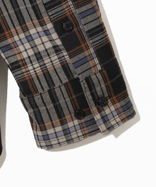 MILKFED.(ミルクフェド)の「BLOCK PLAID SHIRTS(シャツ/ブラウス・レディース・ベージュ/ネイビー・ONE SIZE)」の13枚目の写真
