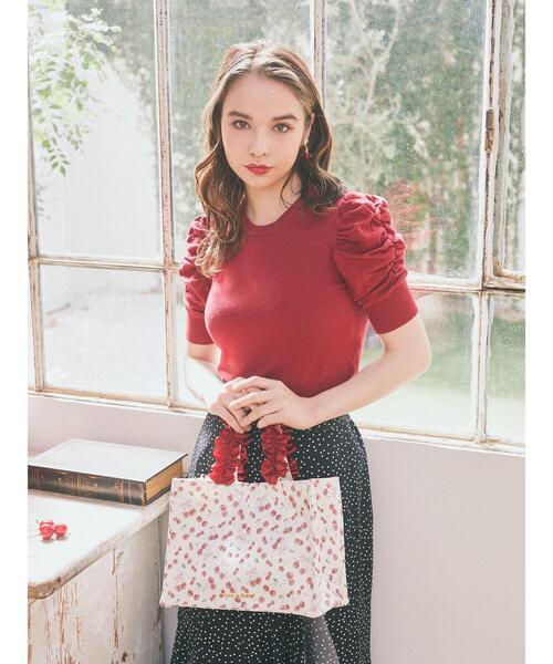 Maison de FLEUR（メゾンドフルール）の「チェリープリントスクエア