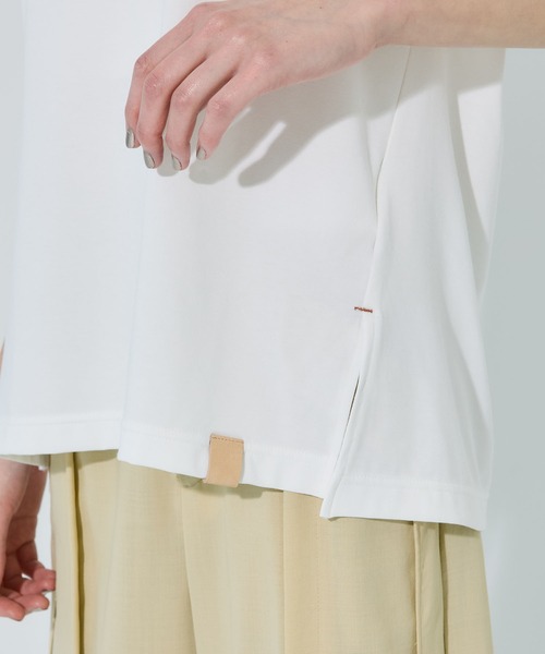 PUBLIC TOKYO（パブリックトウキョウ）の「タックショルダーリラックスTEE（Tシャツ/カットソー・レディース・ホワイト/ピンク/ブラック・FREE）」の20枚目の写真