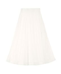 レースパターンニットスカート