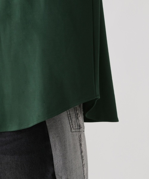 HARE（ハレ）の「レースアップステッチシャツ(HARE)（シャツ/ブラウス・メンズ・ブラック/ホワイト/グリーン・FREE）」の22枚目の写真