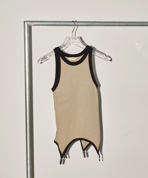 TODAYFUL(トゥデイフル)の「【TODAYFUL/トゥデイフル】カップインボーダータンクトップ/Cupin Border Tanktop(タンクトップ・レディース・ネイビー/ブラウン/アイボリー・FREE)」の19枚目の写真
