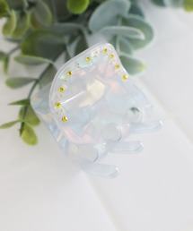 tiny tiny（ティニーティニー）の「オーロラミニストーンバンスクリップ[tiny tiny(ティニーティニー)]（バレッタ/ヘアクリップ）」